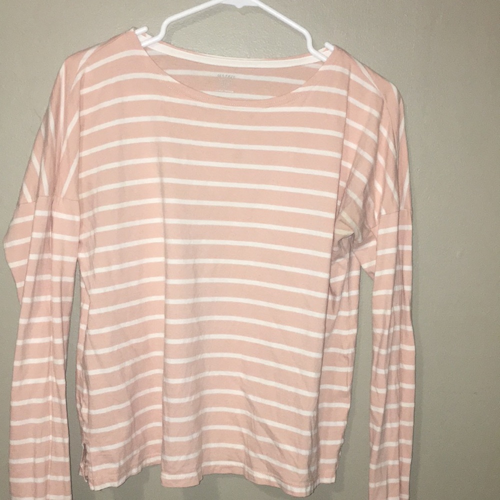 Blush Pink striped shirt